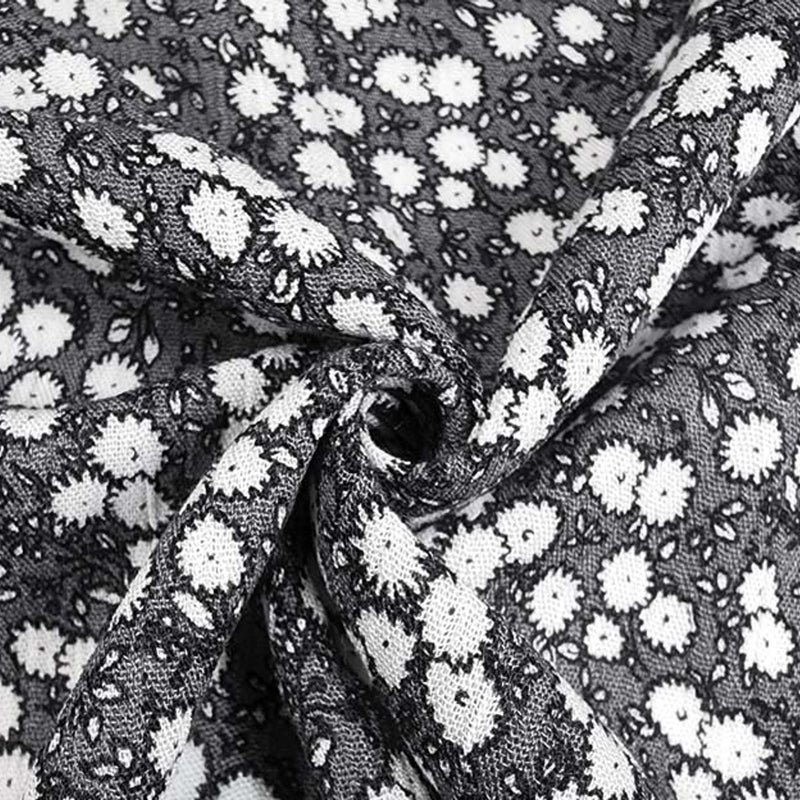 1 Yard Polar Night Rayon Crinkle Fabric Soft Textured Drapey Apparel Material 50/52 Inch Width