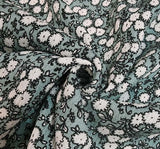 Rayon Crinkle 1D1528 Sage Rayon Fabric - Sage Crinkle Texture, 50/52" Width (1 Yard)