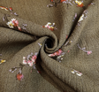 Rayon Crinkle 1D1536 100 Percent Rayon Fabric - Military Olive Crinkle Texture, 50/52" Width