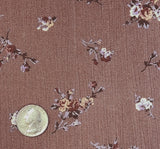 1D1536 Rose 100 Percent Rayon Fabric - Crinkle Texture, 50/52" Width (1 Yard)