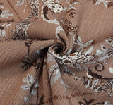 Rayon Crinkle 1D1587 Rose Rayon Fabric - Rose, Crinkle Texture, 50/52" Width (1 Yard)