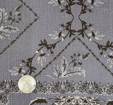 Rayon Crinkle 1D1587 100 Percent Rayon Fabric - Warm Gray, Crinkle Texture, 50/52" Width