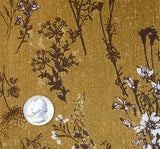 1 Yard 100% Rayon Crinkle Fabric Mustard Gold 50/52" Wide for Dresses, Skirts & Scarves