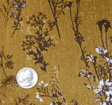 Rayon Crinkle 1D1589 100 Percent Rayon Fabric - Mustard Gold, Crinkle Texture, 50/52" Width
