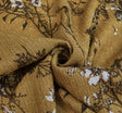 Rayon Crinkle 1D1589 100 Percent Rayon Fabric - Mustard Gold, Crinkle Texture, 50/52" Width