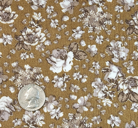 1 Yard Rayon Crinkle Crepon Fabric Mustard 50/52" Wide Lightweight 100% Rayon