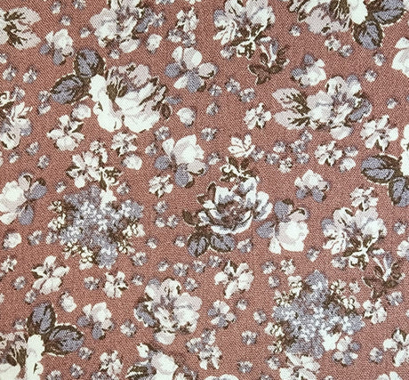 Rayon Crinkle 1D1590 Rose Rayon Fabric - Rose, Crinkle Texture, 50/52" Width