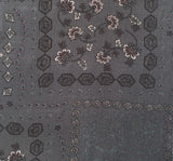 Rayon Crinkle 1D1601 100 Percent Rayon Fabric - Warm Gray, Crinkle Texture, 50/52" Width