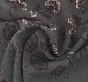 1 Yard Soft Warm Gray Rayon Crepon Crinkle Fabric Rayon Apparel Textile 50/52 Inch Width