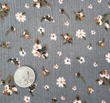 Rayon Crinkle 1D1615 Rayon Fabric - Warm Gray Crinkle Texture, 50/52" Width (1 Yard)