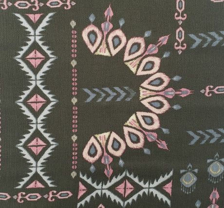 Rayon Crinkle 1D1639 100 Percent Rayon Fabric - Deep Gray Crinkle Texture, 50/52" Width