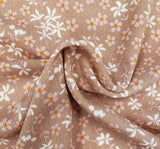 Rayon Crinkle 1D1647 Cookie Doe Rayon Fabric - Cookie Doe, Crinkle Texture, 50/52" Width (1 Yard)