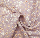 Rayon Crinkle 1D1647 100 Percent Rayon Fabric - Pale Mauve Crinkle Texture, 50/52" Width