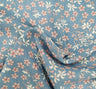 1 Yard Rayon Crinkle Fabric Spring Blue Rayon Spring Blue 50 to 52 Inches Wide