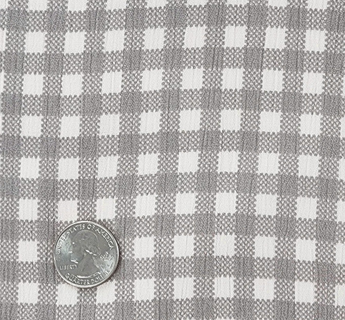 Rayon Crinkle 1D1649 100 Percent Rayon Fabric - Dark Cement, Crinkle Texture, 50/52" Width