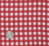 1 Yard Rayon Crinkle Fabric Mars Red Rayon Mars Red 50 to 52 Inches Wide