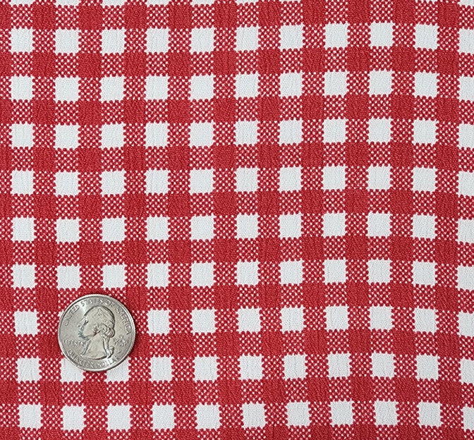 Rayon Crinkle 1D1649 Mars Red Rayon Fabric - Mars Red Crinkle Texture, 50/52" Width (1 Yard)