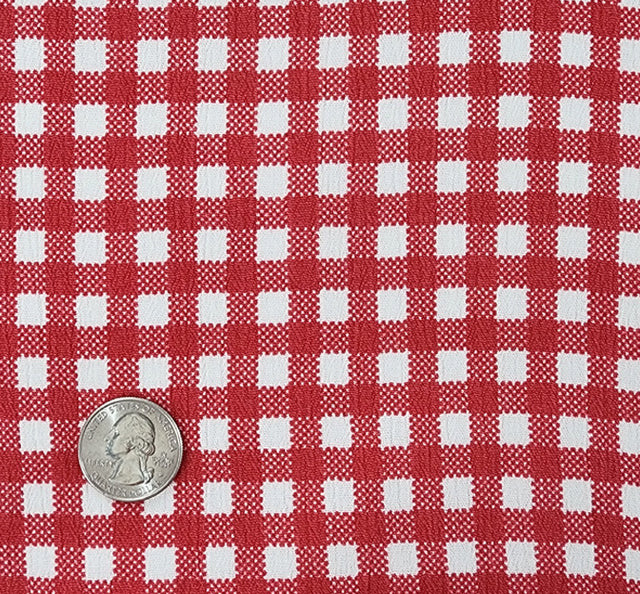 Rayon Crinkle 1D1649 Mars Red Rayon Fabric - Mars Red Crinkle Texture, 50/52" Width (1 Yard)