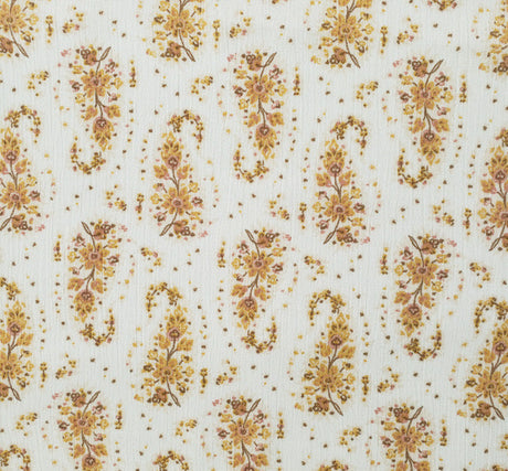 Rayon Crinkle 1D1654 Neutral Rayon Fabric - Neutral Crinkle Texture, 50/52" Width