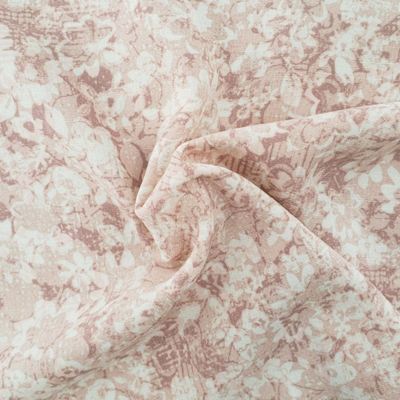 Hazelnut Rayon Slub Fabric 55/56" Textured Soft Rayon Apparel 1 Yard Fabric