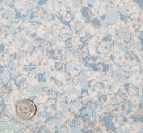 Rayon Slub 1D1673 100 Percent Rayon Fabric - Sky Gray, Slub Texture, 55/56" Width