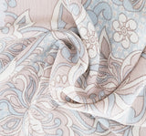 Rayon Crinkle 1D1675 100 Percent Rayon Fabric - Sky Gray, Crinkle Texture, 50/52" Width