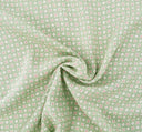1 yarda de tela de rayón arrugado verde laurel ligera, suave y transpirable para vestidos y faldas, ancho 50/52"