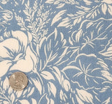 Rayon Crinkle 1D1704 100 Percent Rayon Fabric - Denim Blue Crinkle Texture, 50/52" Width