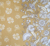 1 Yard Rayon Crinkle Crepon Fabric Mango, Lightweight Woven Apparel Material 50/52" Wide