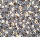 Rayon Crinkle 1D423 Ash Rayon Fabric - Ash, Crinkle Texture, 50/52" Width (1 Yard)