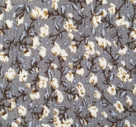 Rayon Crinkle 1D423 Ash Rayon Fabric - Ash, Crinkle Texture, 50/52" Width (1 Yard)