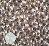 Rayon Crinkle 1D423 Mocha Rayon Fabric - Mocha Textured Crinkle, 50/52" Width