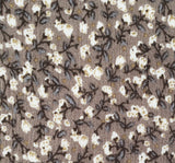 Rayon Crinkle 1D423 Mocha Rayon Fabric - Mocha Textured Crinkle, 50/52" Width