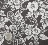 Rayon Crinkle 1D653 Rayon Fabric - Asphalt Gray, Crinkle Texture, 50/52" Width
