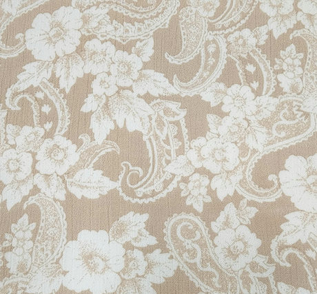 Rayon Crinkle Beige 100% Rayon Lightweight Apparel 1 Yard Fabric 50/52” Wide