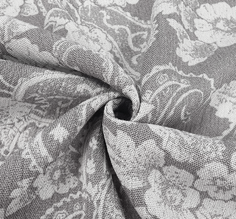 Rayon Crinkle 1D653 Rayon Fabric - Gray Crinkle, 50/52" Width (1 Yard)