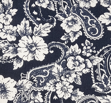 Rayon Crinkle 1D653 Navy Rayon Fabric - Navy Textured, 50/52" Width (1 Yard)