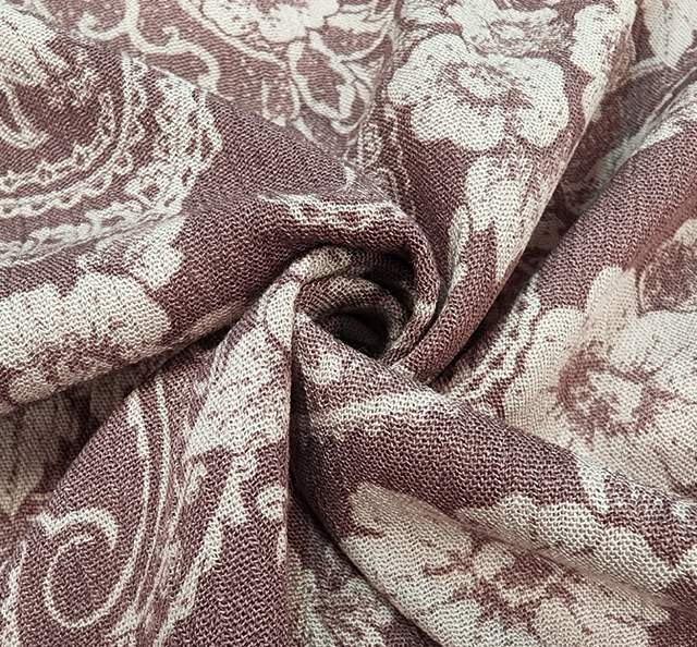 Rayon Crinkle 1D653 Rose Rayon Fabric - Rose Textured, 50/52" Width