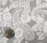 Rayon Crinkle 1D653 Silver Rayon Fabric - Silver Textured, 50/52" Width (1 Yard)