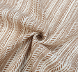 Rayon Crinkle 1D682 100 Percent Rayon Fabric - Ivory/Rust Crinkle Texture, 50/52" Width (1 Yard)
