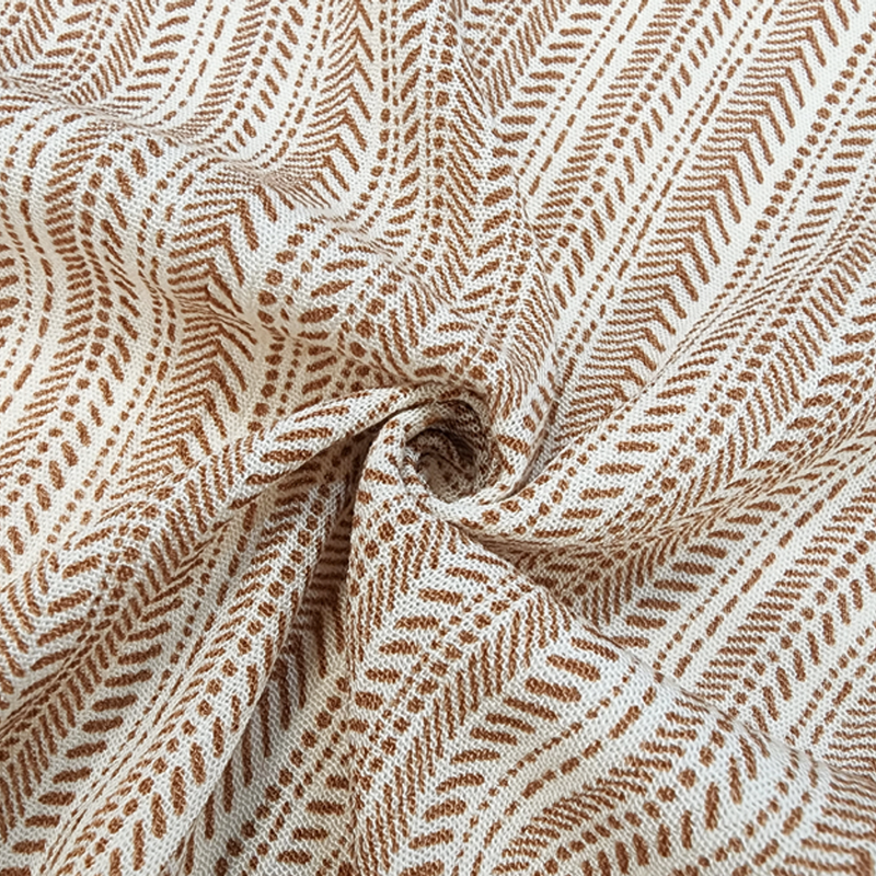 1 Yard Breathable Ivory Rust Rayon Crinkle Fabric Perfect For Dresses Blouses Skirts Apparel 50/52" Width