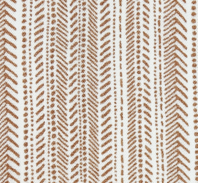Rayon Crinkle 1D682 100 Percent Rayon Fabric - Ivory/Rust Crinkle Texture, 50/52" Width (1 Yard)