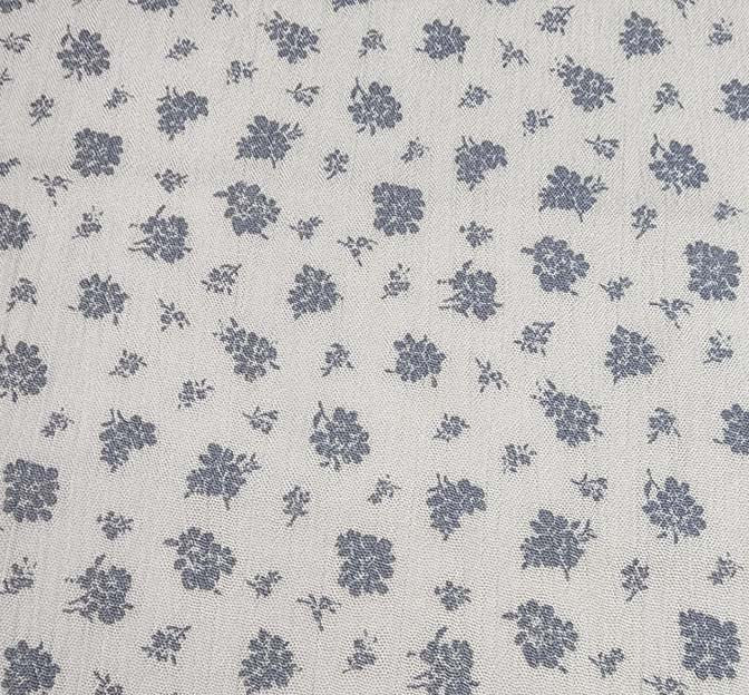 Rayon Crinkle 1D730 Rayon Fabric - Cool Gray Crinkle Texture, 50/52" Width (1 Yard)