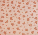 Rayon Crinkle 1D730 Peach Rayon Fabric - Peach Crinkle Texture, 50/52" Width (1 Yard)