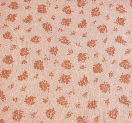 Rayon Crinkle 1D730 Peach Rayon Fabric - Peach Crinkle Texture, 50/52" Width (1 Yard)
