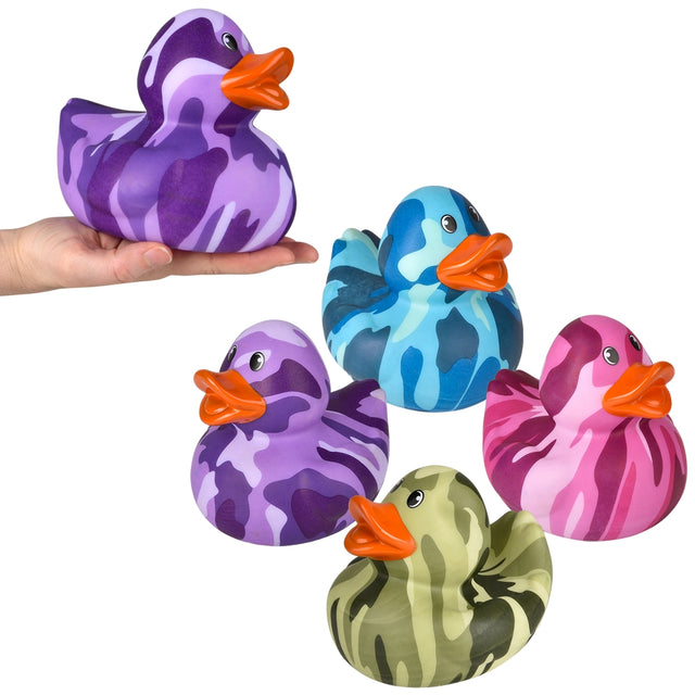 Camouflage Rubber Duckies 6" (1 DZ)