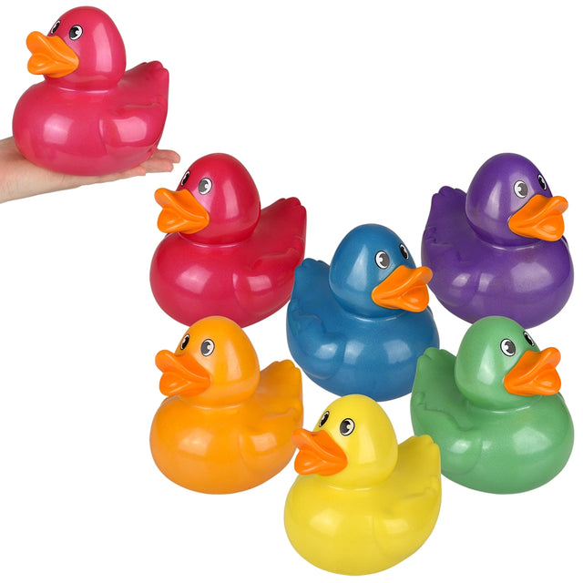 Metallic Rubber Duckies 6" (1 DZ)