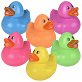 Neon Rubber Duckies 6" (1 DZ)