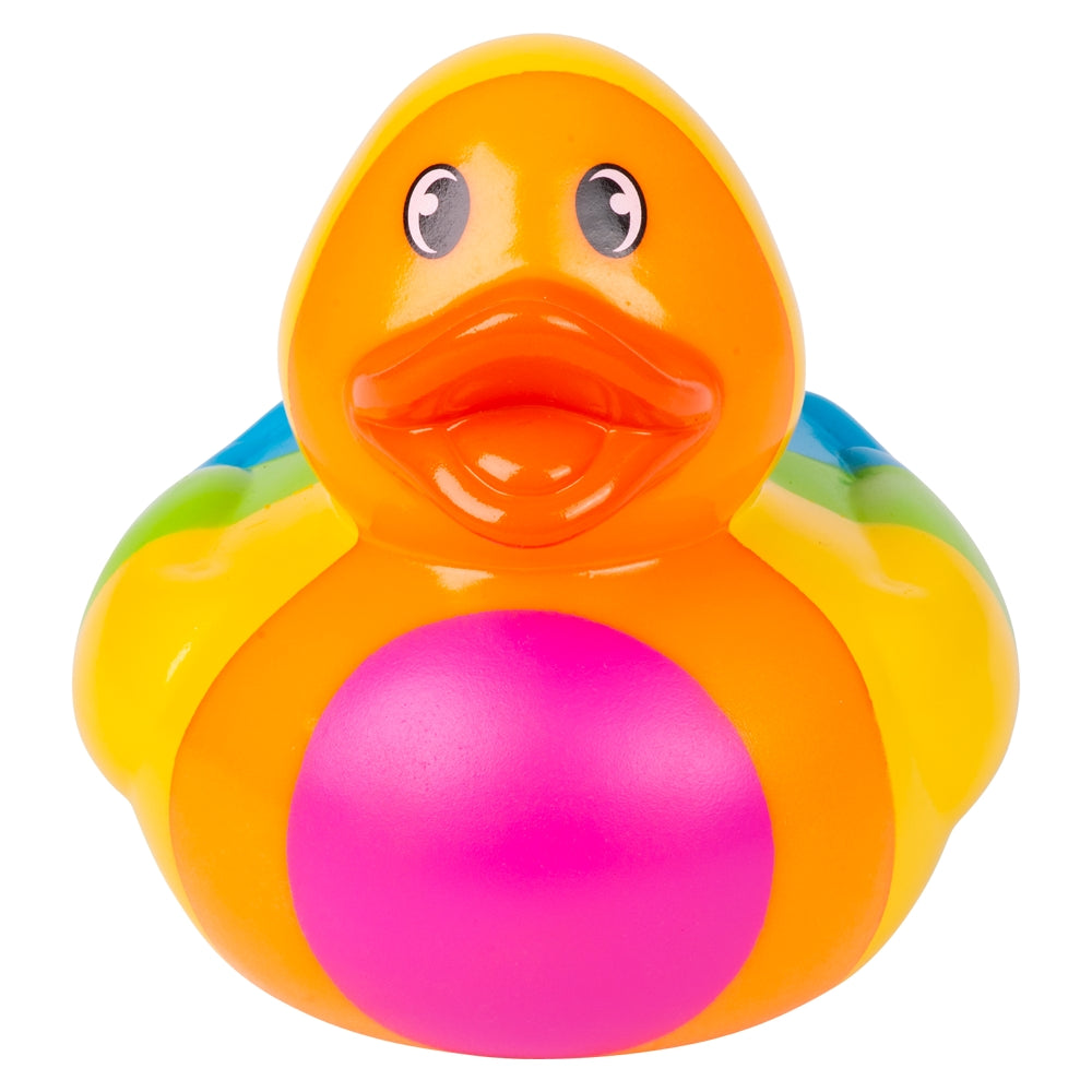Rainbow Rubber Duckies 6" (1 DZ)