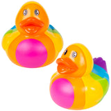Rainbow Rubber Duckies 6" (1 DZ)